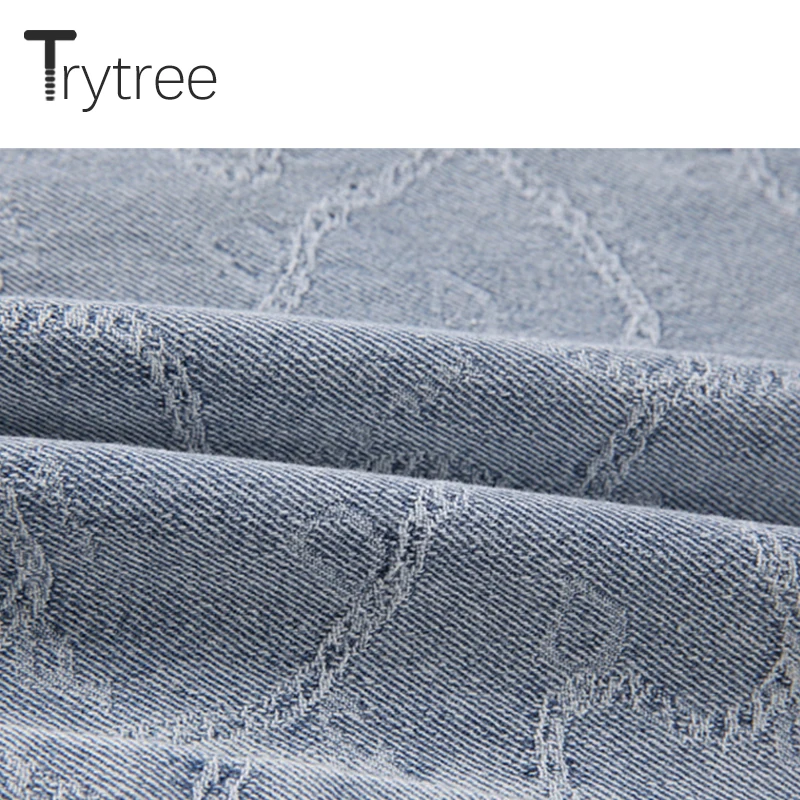 Осенние женские джинсы Trytree 2021 повседневные свободные брюки с высокой талией