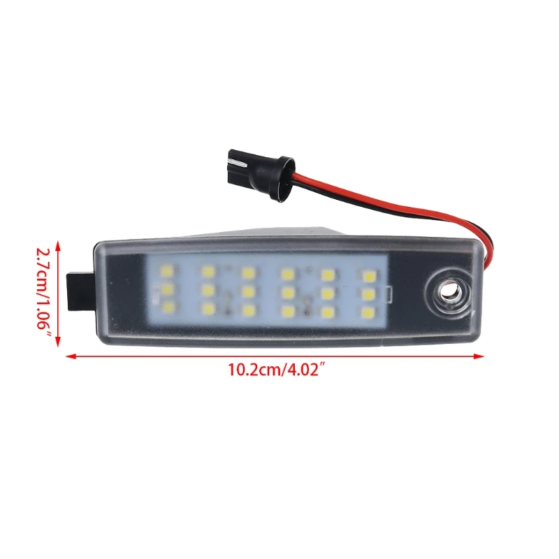 

2pcs 18 LED License Number Plate Light For Toyota HiAce 05-11 Rav 4 Vanguard