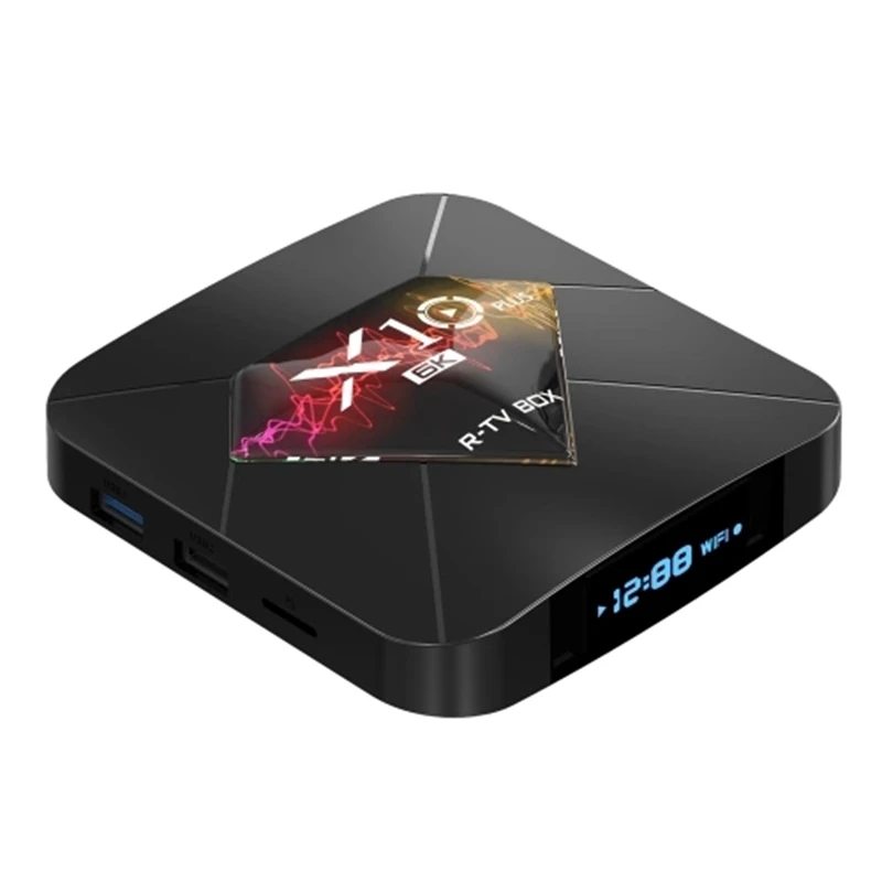 R-Tv Box X10 Plus Android 9 0 Smart Tv Allwinner H6 Uhd 4K медиаплеер 6K декодирование изображения 4 Gb/32 Gb 2 4G