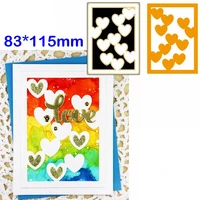 love hearts paterrn metal cutting dies pattern die cuts for card making scrapbooking decoration crafts new 2019