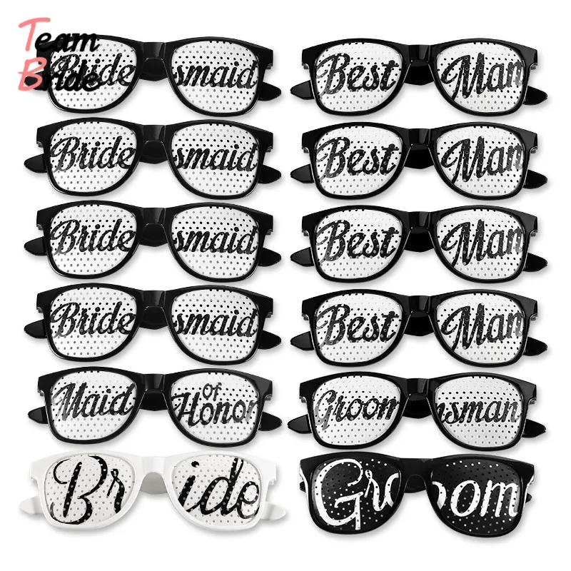 

Team Bride To Be 1Set Wedding Decoration Bechelorette Party Sunglasses Team Bride Bridal Shower Glasses Hen Party Supplies