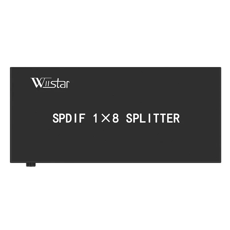 Новый стиль SPDIF/TOSLINK Цифровой оптический аудио сплиттер 1x8 Аудио Усилитель