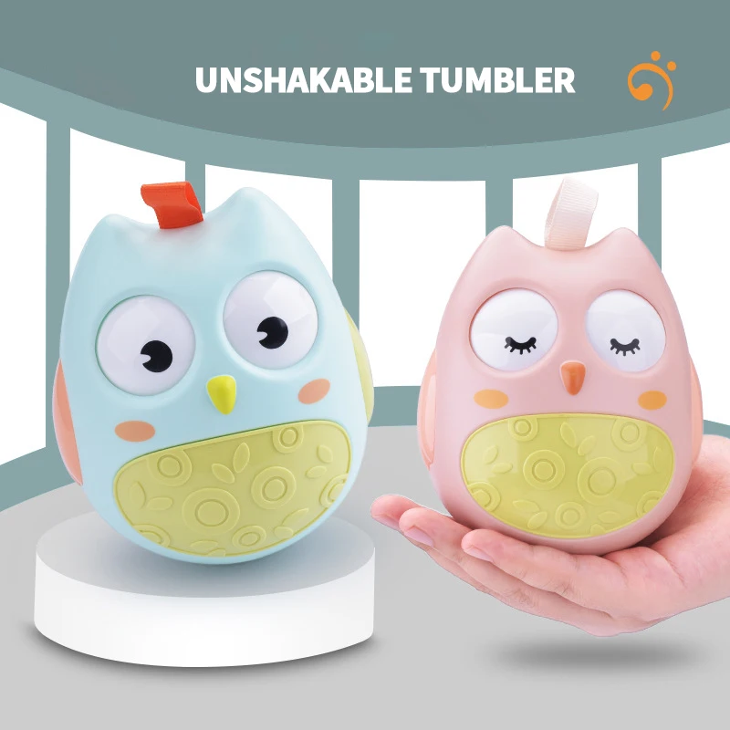 Симпатичные Детские игрушки кидающие движущиеся глаза кукла сова детские