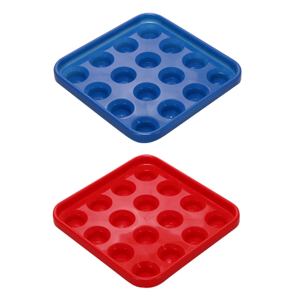 2 шт. поднос для бильярдных мячей 16 дюйма и 2-1/4 красный синий | Спорт развлечения