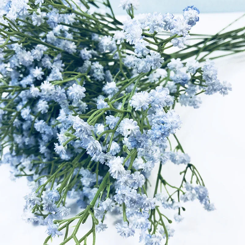 1 шт. белый цветок дыхания Искусственные Поддельные Gypsophila DIY Цветочные букеты композиция Свадебный домашний декор удерживающие цветы