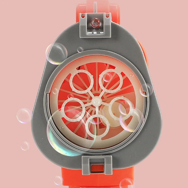 

1PC Summer Toy Outdoor Game Magic Bubble Machine Realistic Bubble Toy with Light & Sound Outdoor Gift for Toddler DXAD