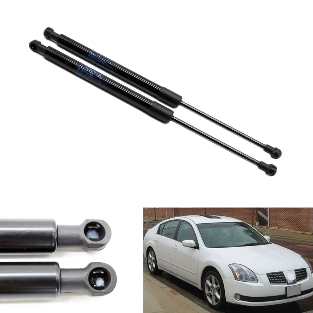 Авто багажника Boot Lift поддерживает амортизаторы стойки для Nissan Maxima Sedan 2004-2008 для Nissan Teana J31 без спойлера - Цвет: Черный