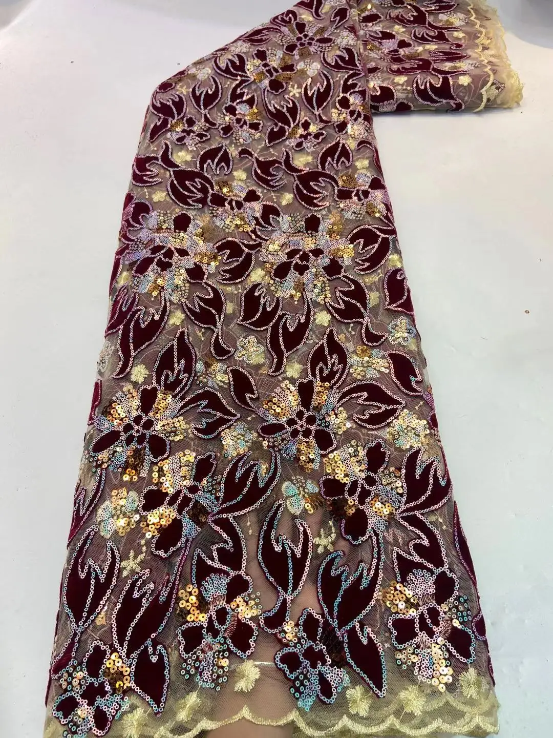 Новейшие французские нигерийские бархатные кружева 2020 высококачественные