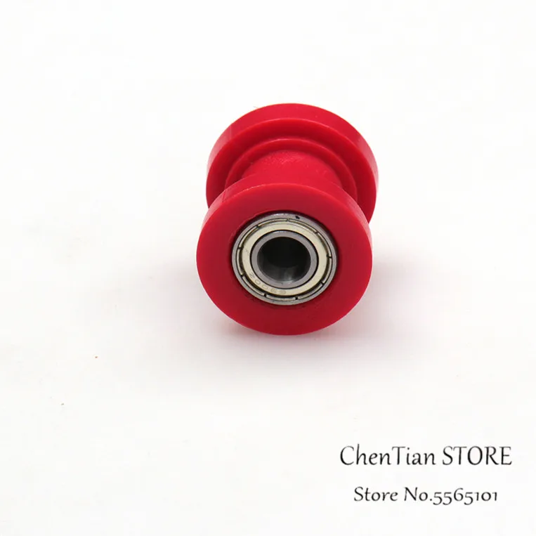 2 шт. 8 мм 10 роликовый ползунок натяжитель колеса направляющая мини-велосипед