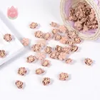 10 шт., декоративные бумажные цветы, 2 см