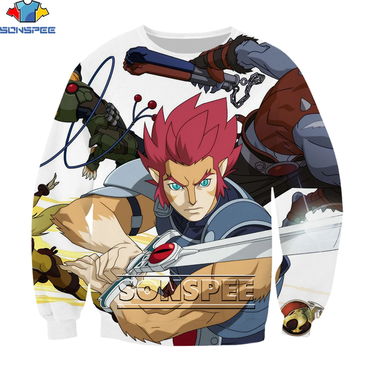 Свитшот мужской/женский SONSPEE с 3D-принтом верных животных немецкой овчарки