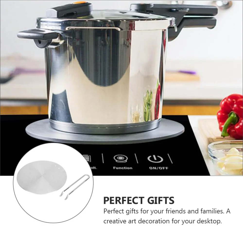 

Induction Cooker Thermal Guide Plate Stainless Steel Cooktop Heat Converter Disk