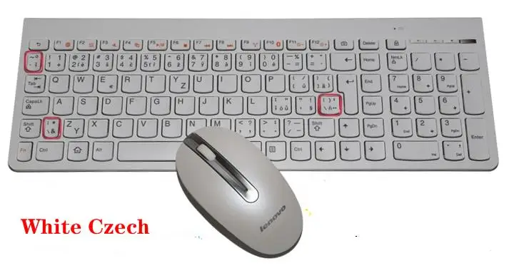 2,4 ГГц Беспроводная комбо lenovo SK8861 русская испанская немецкая французская Турецкая итальянская британская тайская шоколадная клавиатура мыши 1000 dpi мышь