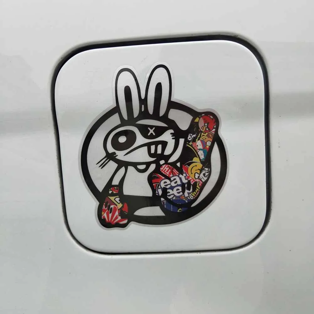 

Funny Waterproof Graphical Decoration Car Sticker PVC Cover Scratches Anti-UV Car Window Body Decorative Stickers Accessories