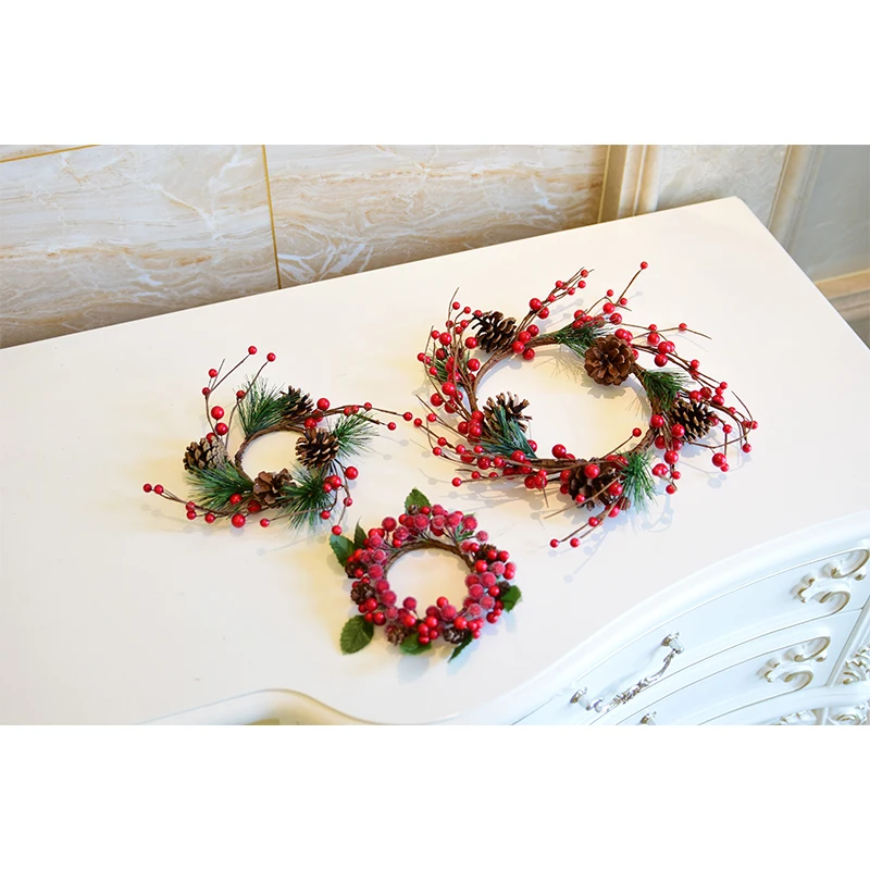 Гирлянды ручной работы из соснового ротанга диаметром 130 см 15/20/30 см|Венки и