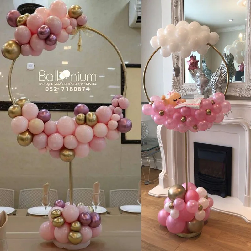 

Ballon Arch Luftballons Ring Stehen Baby Dusche Hochzeit Dekoration Luftballons Runde Hoop halter geburtstag party ballon ballon