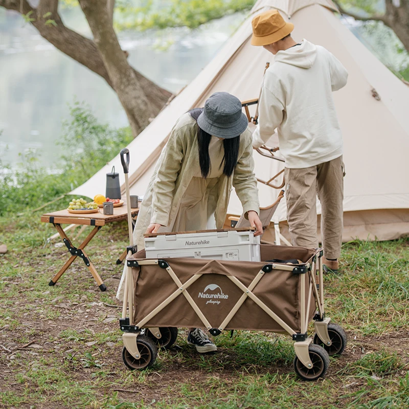 Четырехсторонняя складная тележка Naturehike NH20PJ009 портативная небольшая Тележка для