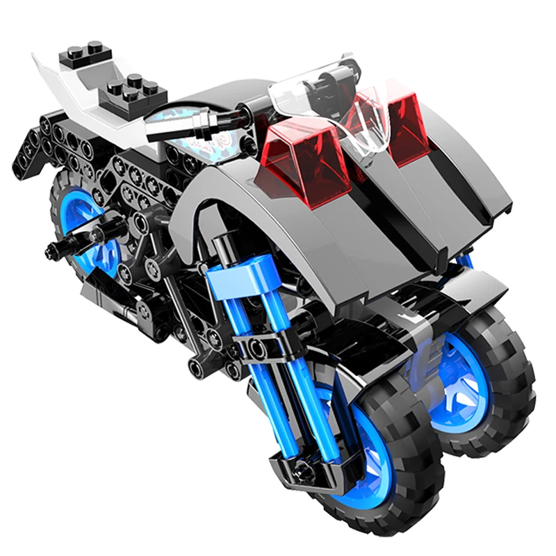 

208 шт., Детский конструктор «мотоцикл»