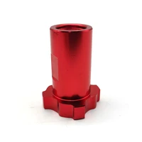m141mm thread spray gun connector aluminum red for pps adapter