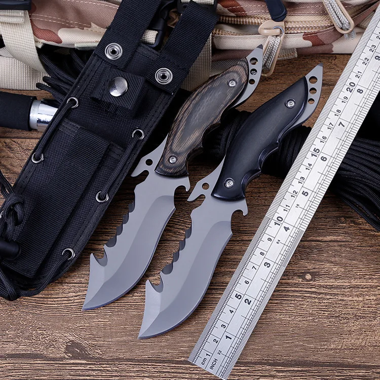 Многофункциональный охотничий нож не складной портативный тактический