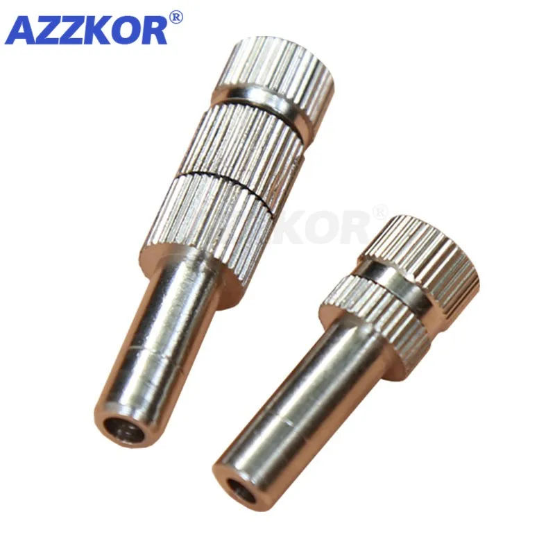 

AZZKOR 10pcs Mist Cooling Slip Lock Nozzle 8mm Low pressure Micro-nozzles Quick Plug Connectors Garden Irrigation Sprayers