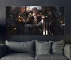 Декоративная картина Легендарная Лига цияна, Постер с истинными повреждениями для гостиной, подвесная картина для декора спальни