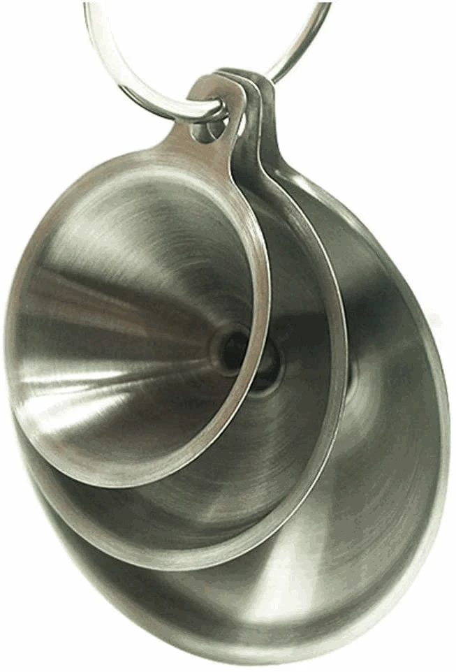 3 шт. Нержавеющая сталь Воронка из трех предметов мини воронка утечки масла вина