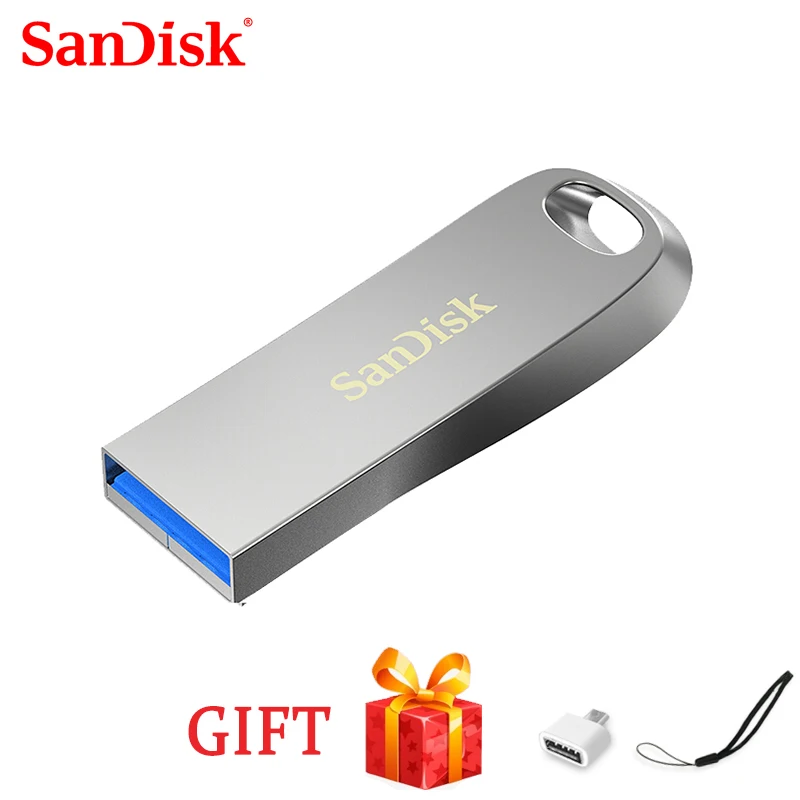 Двойной Флеш накопитель SanDisk USB флэш 3 1 оригинальные флешки Max 150 МБ/с. CZ74 128 Гб 64 ГБ 32