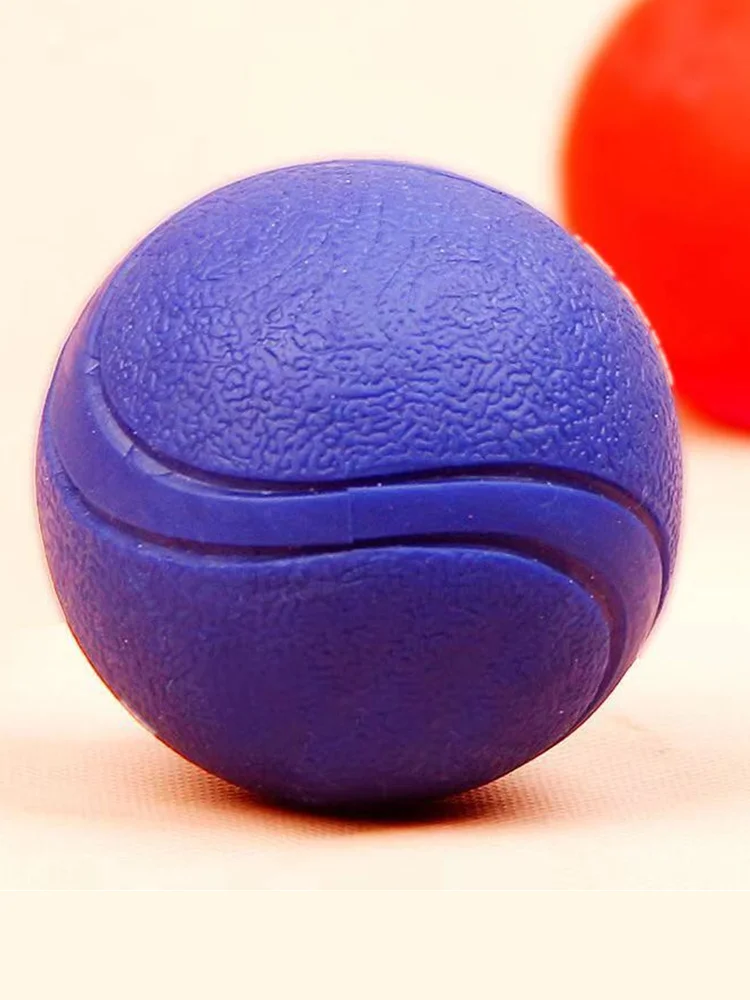 Собачий мяч 100% Нетоксичная жевательная игрушка натуральный каучук бейсбольный