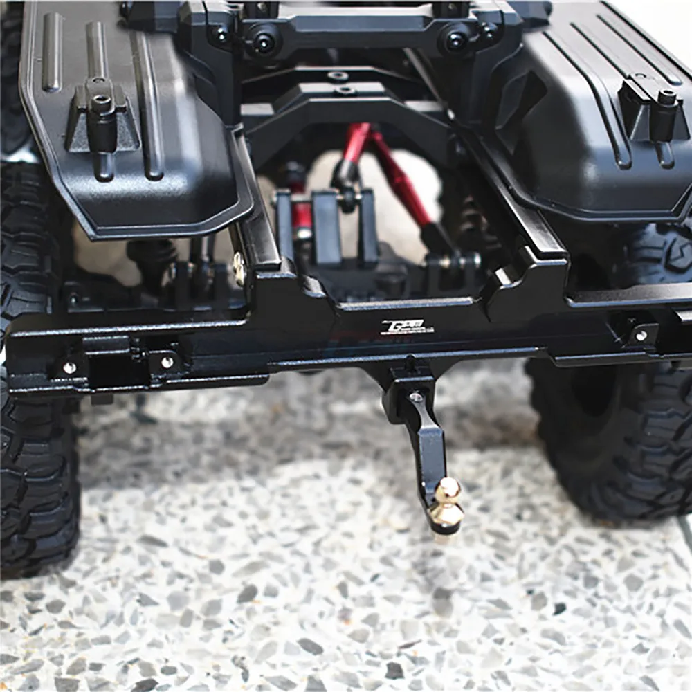 

​Rear Bumper with Tow Hook Metal Aluminium Alloy for TRAXXAS TRX-6 BENZ G-63 6X6 RC Car Spare Parts