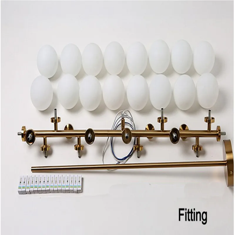 Современная стеклянная люстра с пузырями Роскошная лампа в форме волшебной