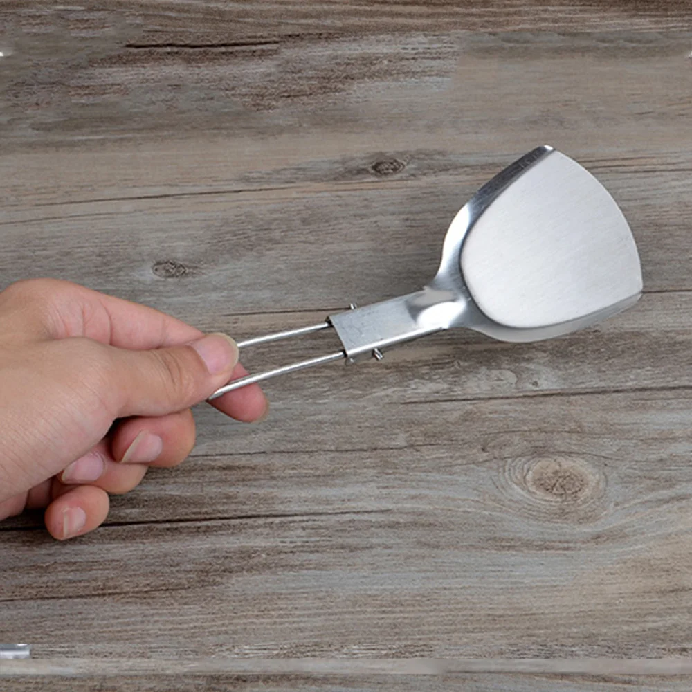 Уличные складные лопаты из нержавеющей стали кухонная утварь для пикника