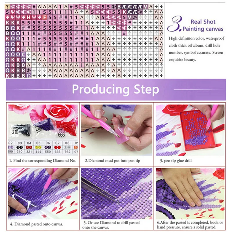 5D алмазная живопись сделай сам мультяшная фигурка принцессы