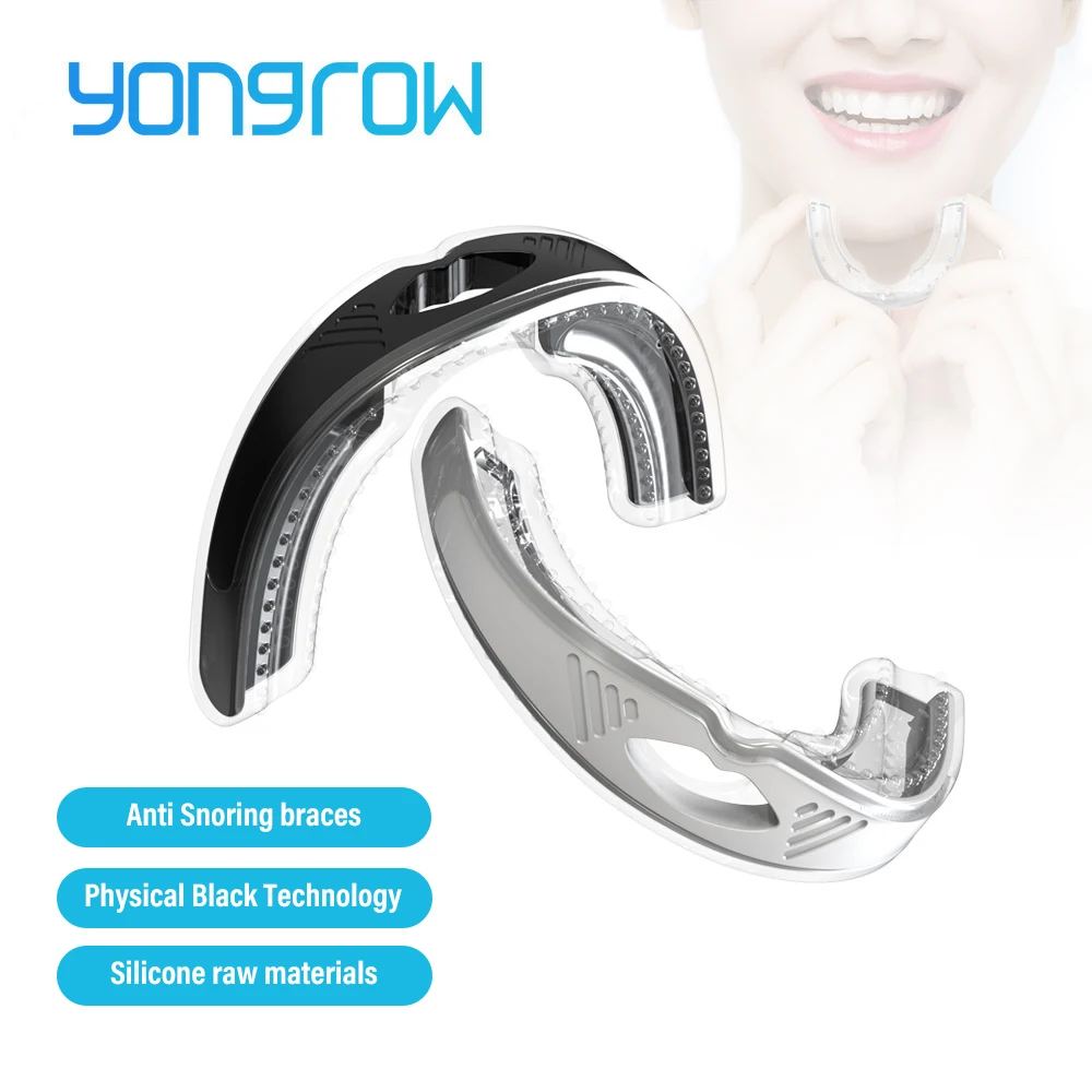 

Yongrow Sleep Anti-snoring Device Portable Corrective Mouth Breathing Positioning Anti-snoring Silicone Braces Sleeping Aid