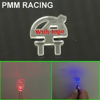 led red blue instrument desk lamp with car logo for 114 tamiya rc truck man tgx 56325 tractor modification 3 2v