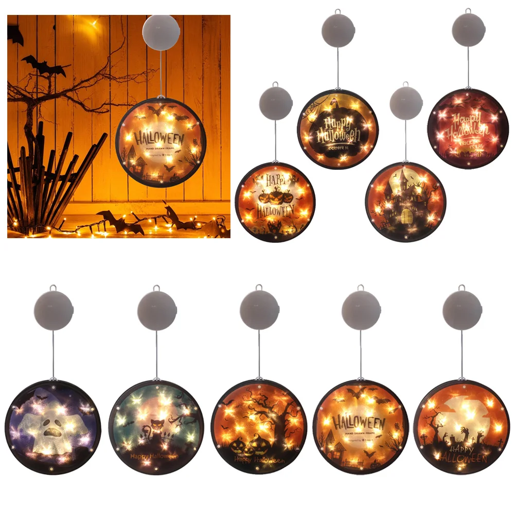 

Halloween Led Light String Horror Ghost Festival Bar Home Party Decorative Prop Halloween Masquerade Cloth Hanging Ornament