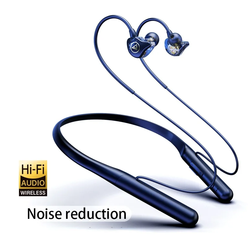 

HIFI Bluetooth беспроводные наушники, бас, стерео, шумоподавление, на шею, магнитная Спортивная гарнитура с микрофоном