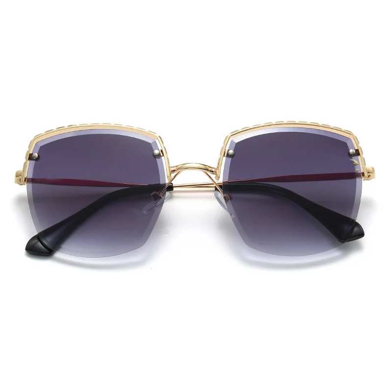 

Luxury Semi-Rimless Metal Punk Sunglasses Women 2021 Vintage Steampunk Sun Glasses Men Oculos Feminino Lentes Gafas De Sol UV400