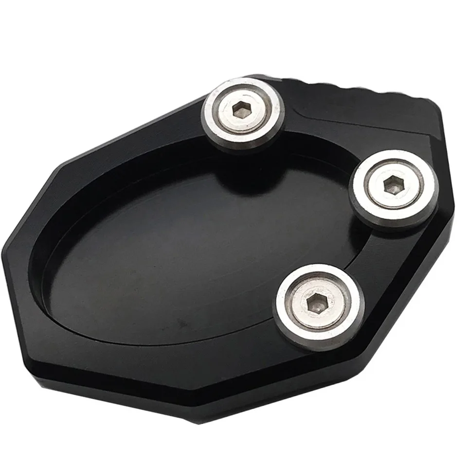 

Для KAWASAKI VERSYS 650 2019-2016 KLX 250 CNC подставка для мотоцикла с ЧПУ, боковая подставка, удлинитель, поддерживающая пластина, увеличить