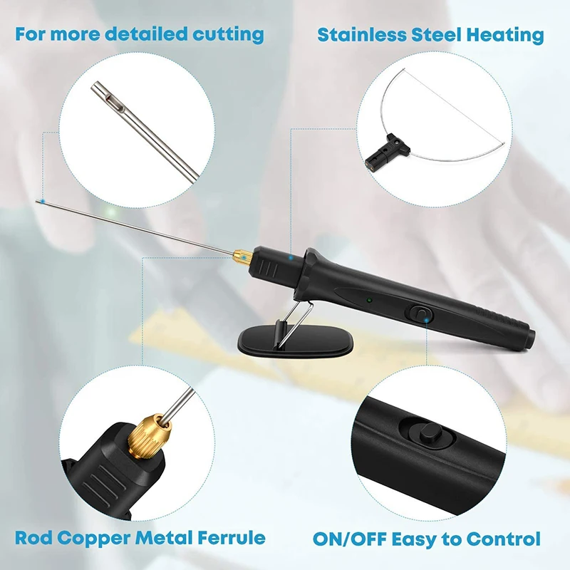 3 в 1 Набор инструментов для резки пены нож горячей проволоки из пенопласта с