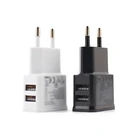 Универсальное зарядное устройство USB 5 В, 2 А, 3 А, зарядное устройство для телефона со светодиодным дисплеем, QC 3,0, быстрая зарядка, источник питания для путешествий, ЕС, для IPhone, Huawei