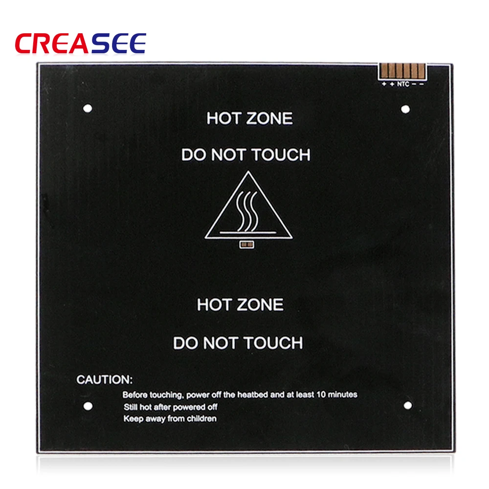 Запчасти для 3D принтера CREASEE 24 В платформа горячего стола 225/235/310 мм алюминиевая