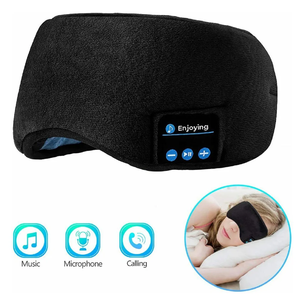 Bluetooth-маска для сна и прослушивания музыки Затемняющая маска глаз повязка на