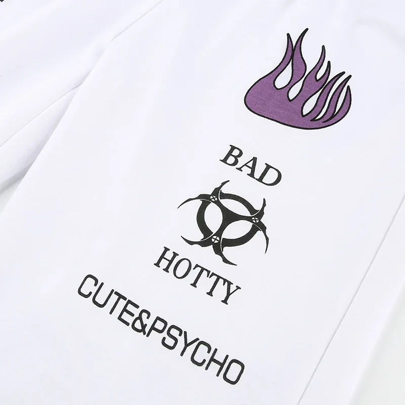 

AIUJXK Letter Graffiti Print Trousers Women High Waist Casual Sweat Pants Fashion Streetwear Joggers SweatPants Woman Autumn