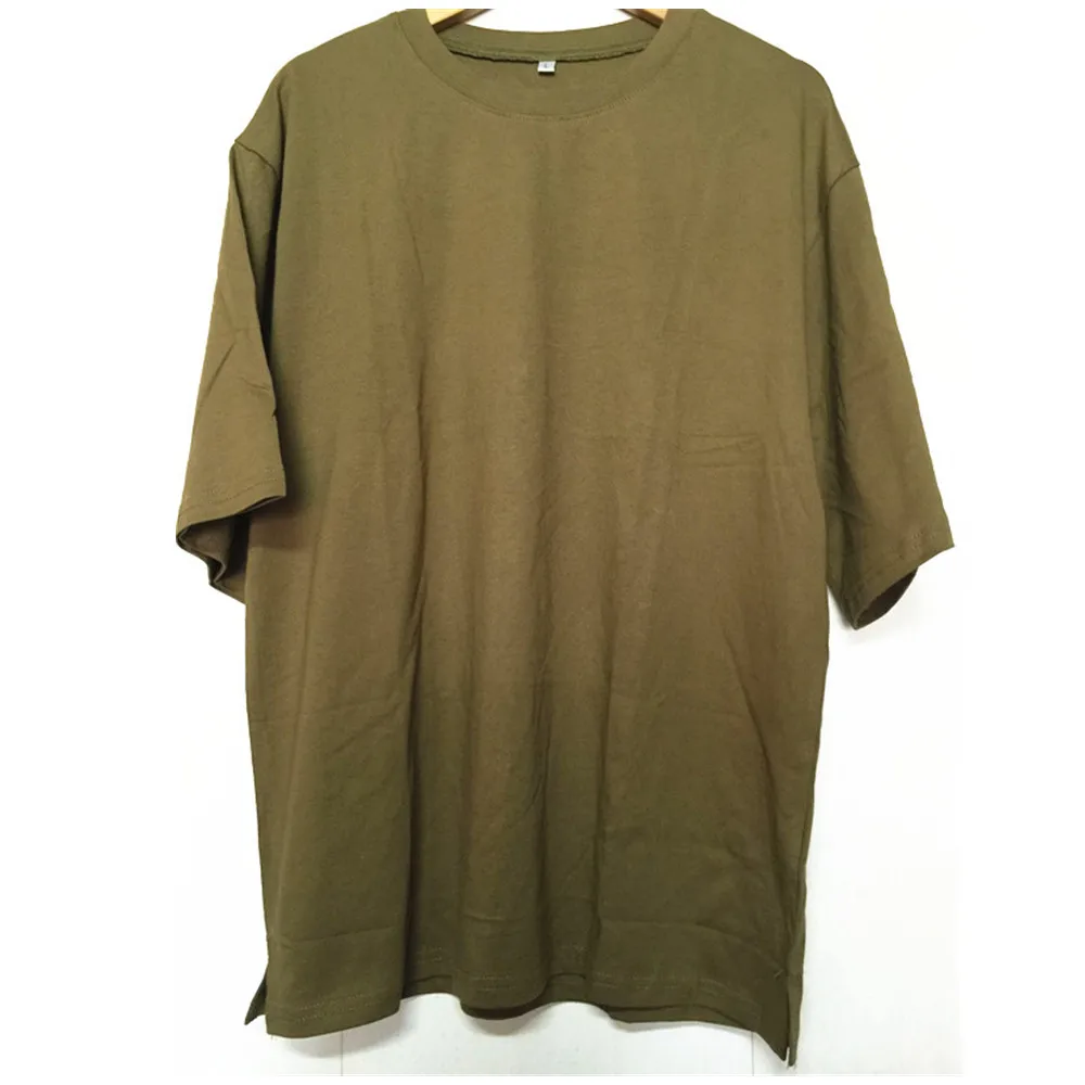 Мужская летняя футболка большого размера 100% хлопок топ с открытыми плечами