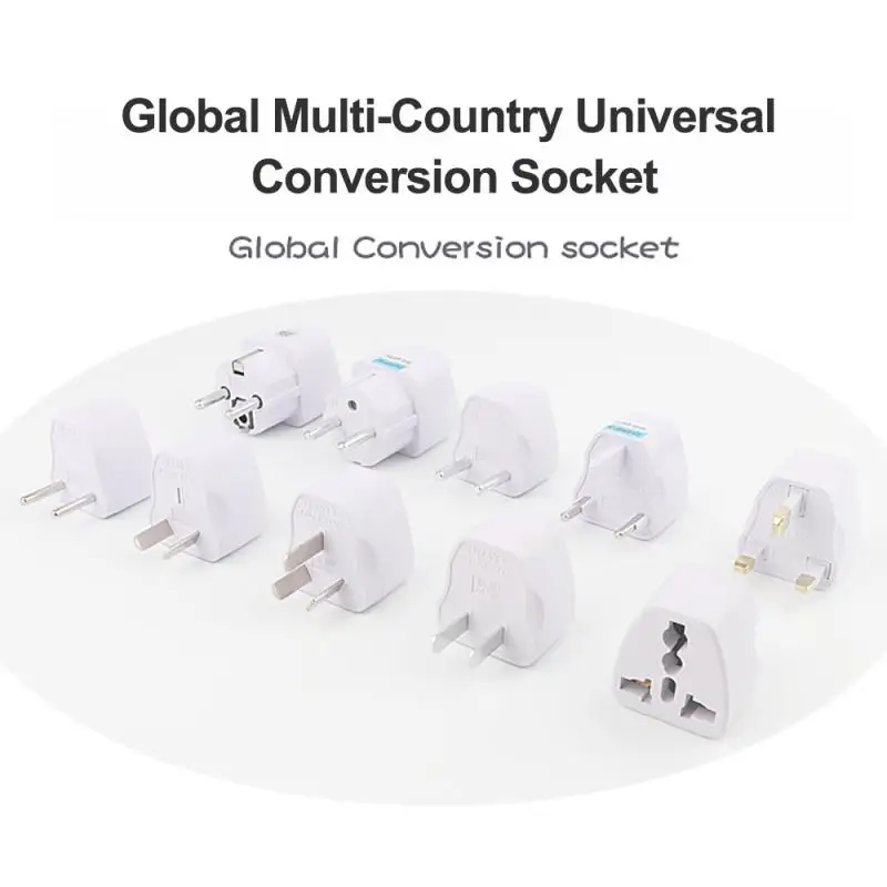 

Universal Kr American European DE AU EU To US UK Power Plug Adapter USA Israel Brazil Travel Adapter Plug Converter Japan Korea