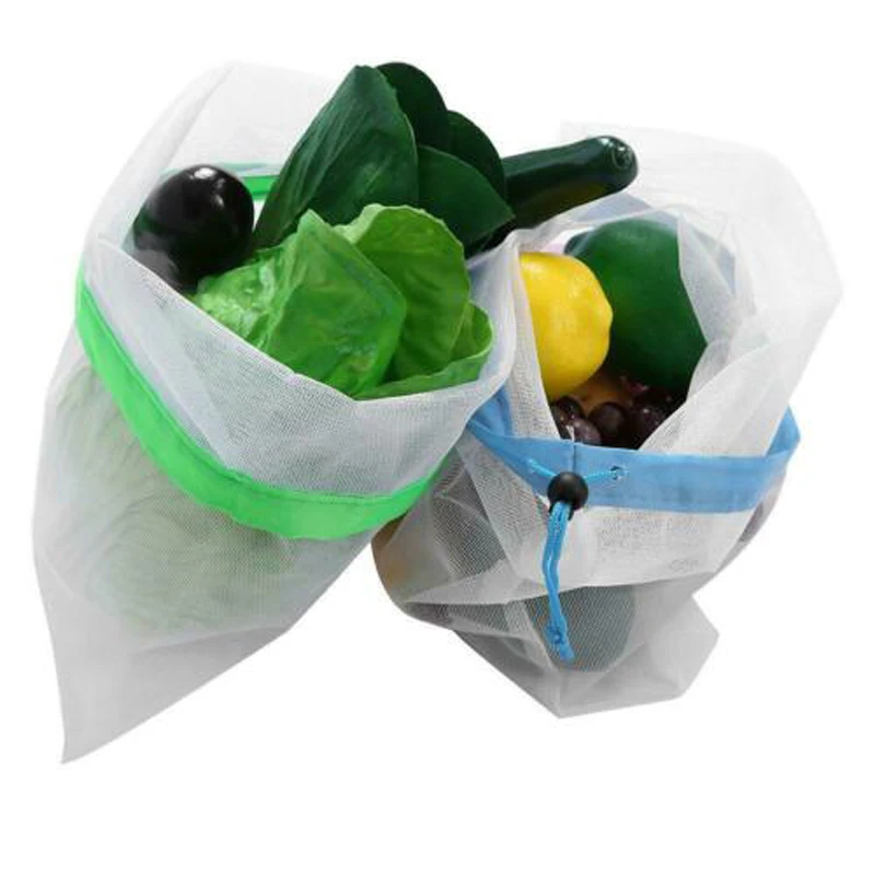 Lightweight Storage Bags Polyester Medicines Cosmetics 6/9Pcs Grocery Fruit Kitchen Organizer | Дом и сад