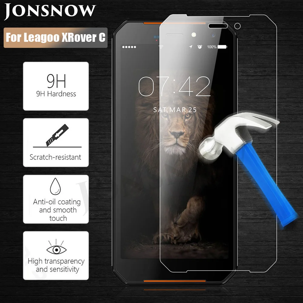 JONSNOW закаленное стекло для Leagoo XRover C 5 72 дюймов 9H 2.5D Защитная пленка