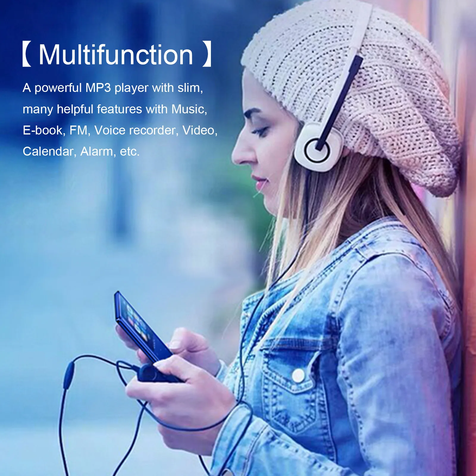 Портативный музыкальный видеоплеер RUIZU D29 BT MP3 проигрыватель без потерь с экраном