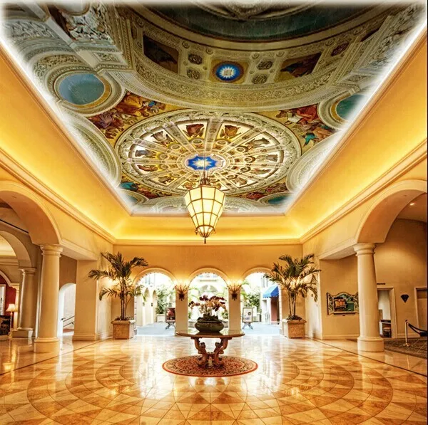 

Тканые обои в европейском стиле для гостиной, спальни, столовой, потолка, роспись, размер на заказ